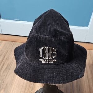 Tommy Hilfiger Vintage Black Corduroy Bucket Hat